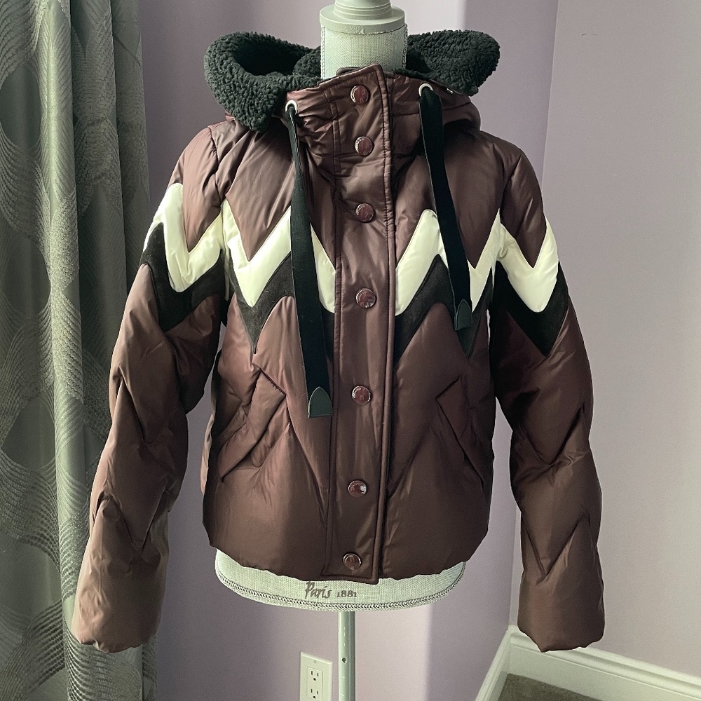 Coach Fair Isle Puffer Jacket